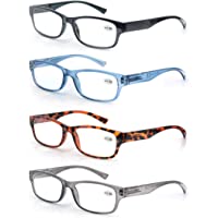 Los mejores  - Un Pack de 4 Gafas de Lectura 1.0-Gafas para Presbicia Hombre Mujer-Buena Vision Ligeras Comodas-Vista de Cerca-Vista…